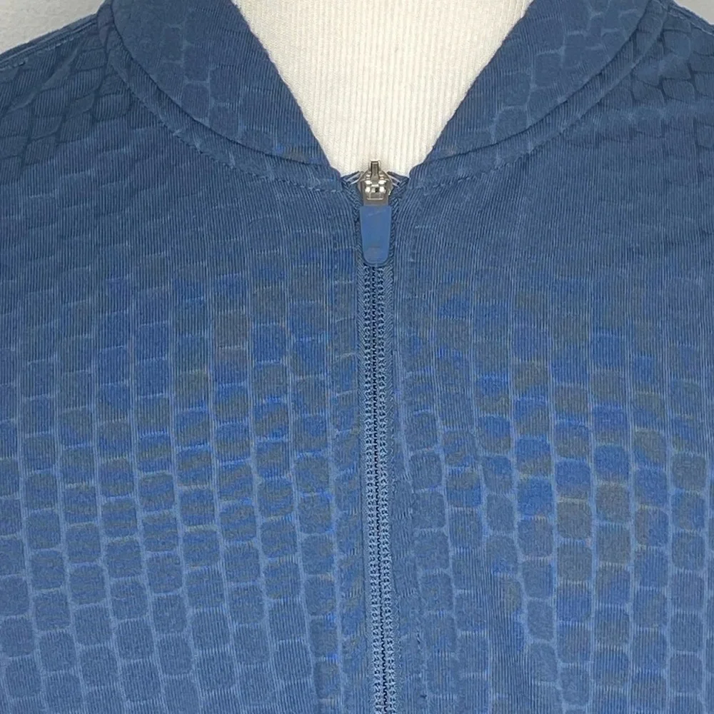Nike Golf Tour Performance Dri-fit Textured Print Full Zip Jacket